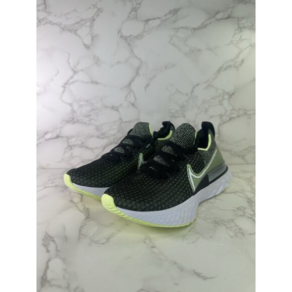 Nike Womens React Infinity Run CD4372-006 Black Running Shoes Fly knit Size 5 - Picture 1 of 5